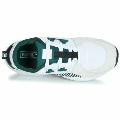 Puma - ZETA SUEDE.WHITE-PONDEROSA Blanc -DC shoes shop 10008929 500 F