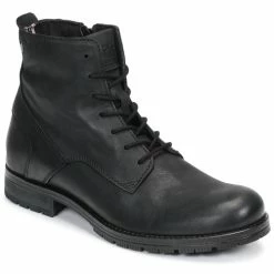 Jack & Jones - JFW ORCA LEATHER Noir