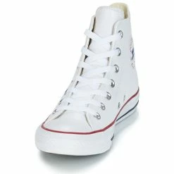 Converse - CHUCK TAYLOR ALL STAR LEATHER HI Blanc -DC shoes shop 161231 500 C