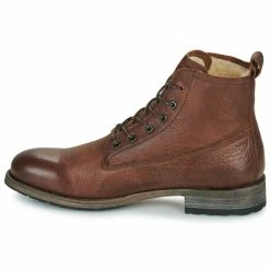 Blackstone - MID LACE UP BOOT FUR Marron -DC shoes shop 206922 500 D