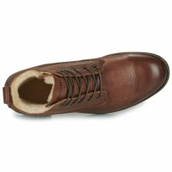 Blackstone - MID LACE UP BOOT FUR Marron -DC shoes shop 206922 500 F