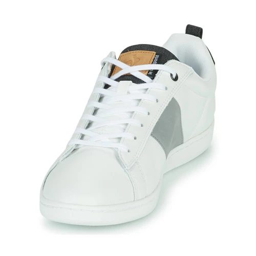 Le Coq Sportif - COURTCLASSIC BLACK JEAN Blanc / Gris 5 Le Coq Sportif - COURTCLASSIC BLACK JEAN Blanc / Gris – Image 3