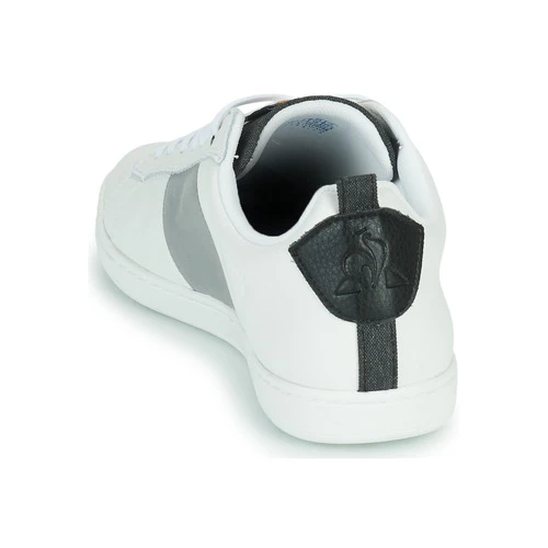 Le Coq Sportif - COURTCLASSIC BLACK JEAN Blanc / Gris 7 Le Coq Sportif - COURTCLASSIC BLACK JEAN Blanc / Gris – Image 5