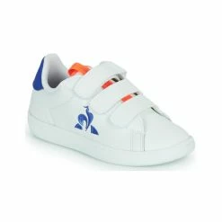 Le Coq Sportif - COURTSET PS SPORT Blanc / Orange / Bleu