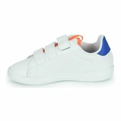Le Coq Sportif - COURTSET PS SPORT Blanc / Orange / Bleu -DC shoes shop 22259312 500 D