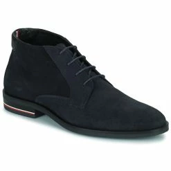 Tommy Hilfiger - Signature Hilfiger Suede Boot Marine