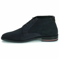 Tommy Hilfiger - Signature Hilfiger Suede Boot Marine -DC shoes shop 22555453 500 D