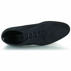 Tommy Hilfiger - Signature Hilfiger Suede Boot Marine -DC shoes shop 22555453 500 F