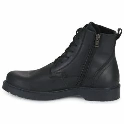 Selected - SLHTHOMAS LEATHER BOOT Noir -DC shoes shop 22580810 500 D