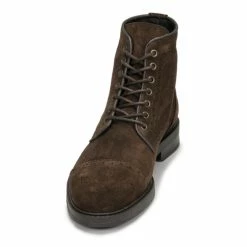 Selected - SLHBLAKE SUEDE BROGUE BOOT Marron -DC shoes shop 22580813 500 C