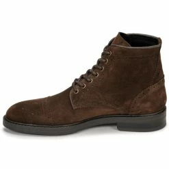 Selected - SLHBLAKE SUEDE BROGUE BOOT Marron -DC shoes shop 22580813 500 D