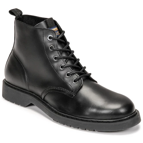 Jack & Jones - JFW WHASTINGS LEATHER Noir 3 Jack & Jones - JFW WHASTINGS LEATHER Noir