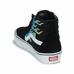 Vans - SK8-HI FLAM Noir / Bleu / Vert -DC shoes shop 22872634 500 E