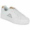 Kappa - ADENIS Blanc / Marron -DC shoes shop 24185335 500 A