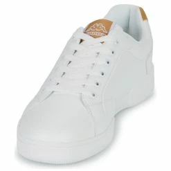 Kappa - ADENIS Blanc / Marron -DC shoes shop 24185335 500 C