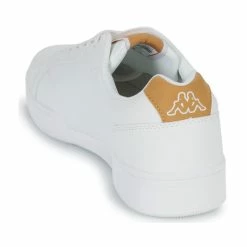 Kappa - ADENIS Blanc / Marron -DC shoes shop 24185335 500 E