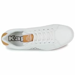 Kappa - ADENIS Blanc / Marron -DC shoes shop 24185335 500 F