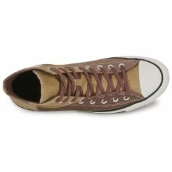 Converse - CHUCK TAYLOR ALL STAR WORKWEAR TEXTILES HI Marron / Beige -DC shoes shop 24215655 500 F