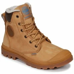 Palladium - PAMPA SPORT CUFF WPS Jaune / Marron