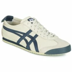 Onitsuka Tiger - MEXICO 66 LEATHER Beige / Bleu